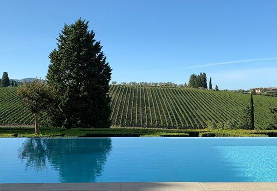 Piscina nel Chianti